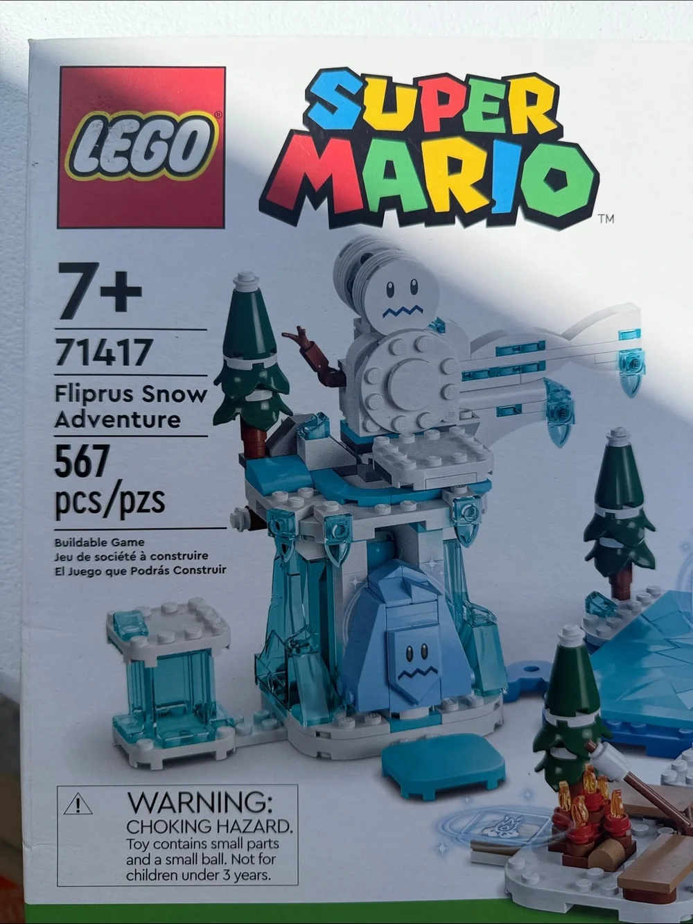 Lego Super Mario Fliprus SnowAdventure Expansion Set - Blue, White, Pink, Yellow